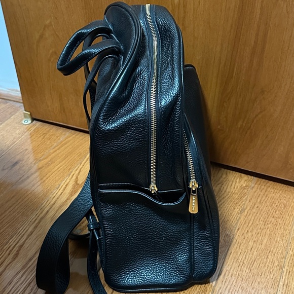 Michael Kors Black Leather Backpack